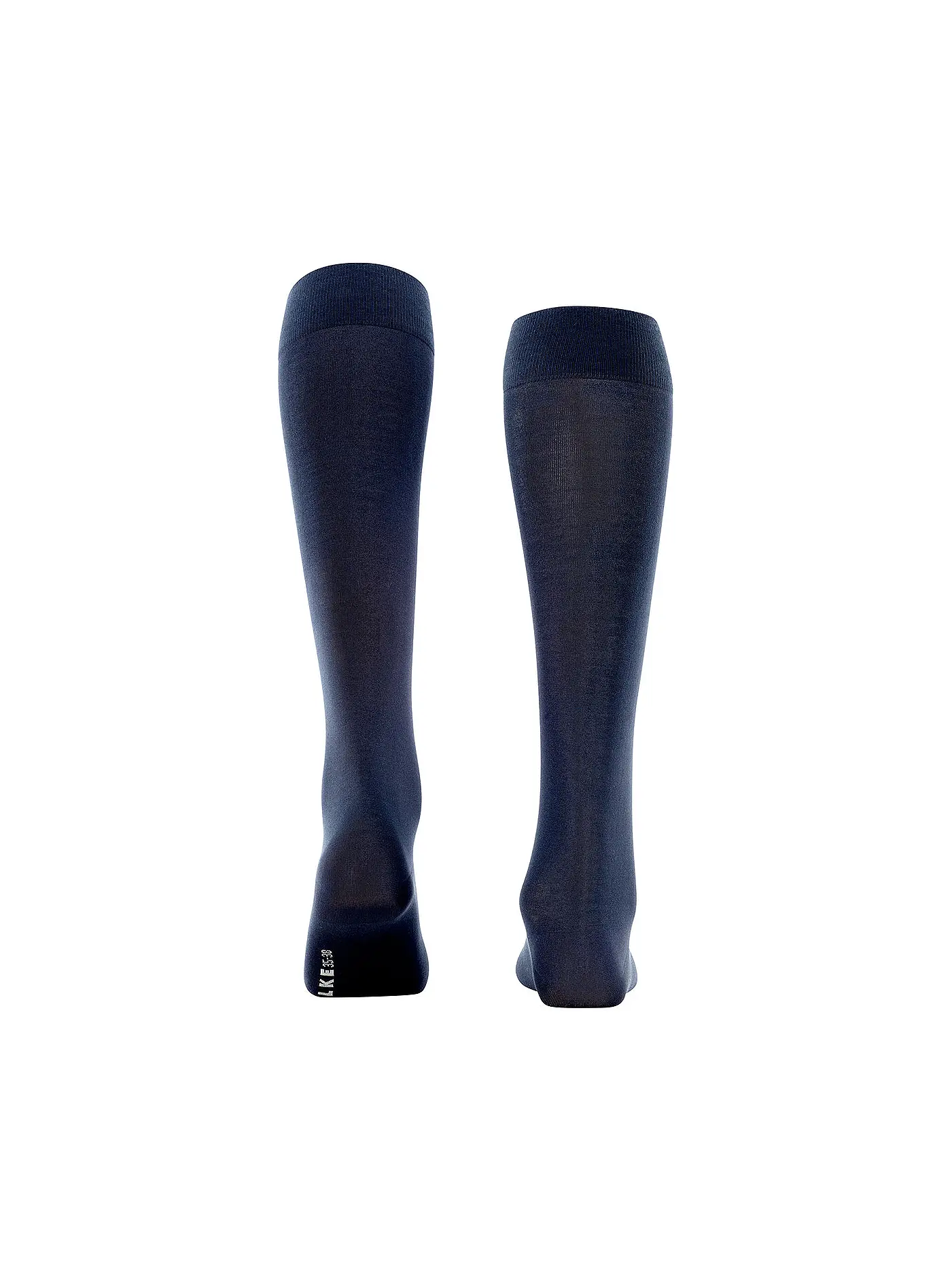 FALKE | Kniestrümpfe COTTON TOUCH black | dunkelblau